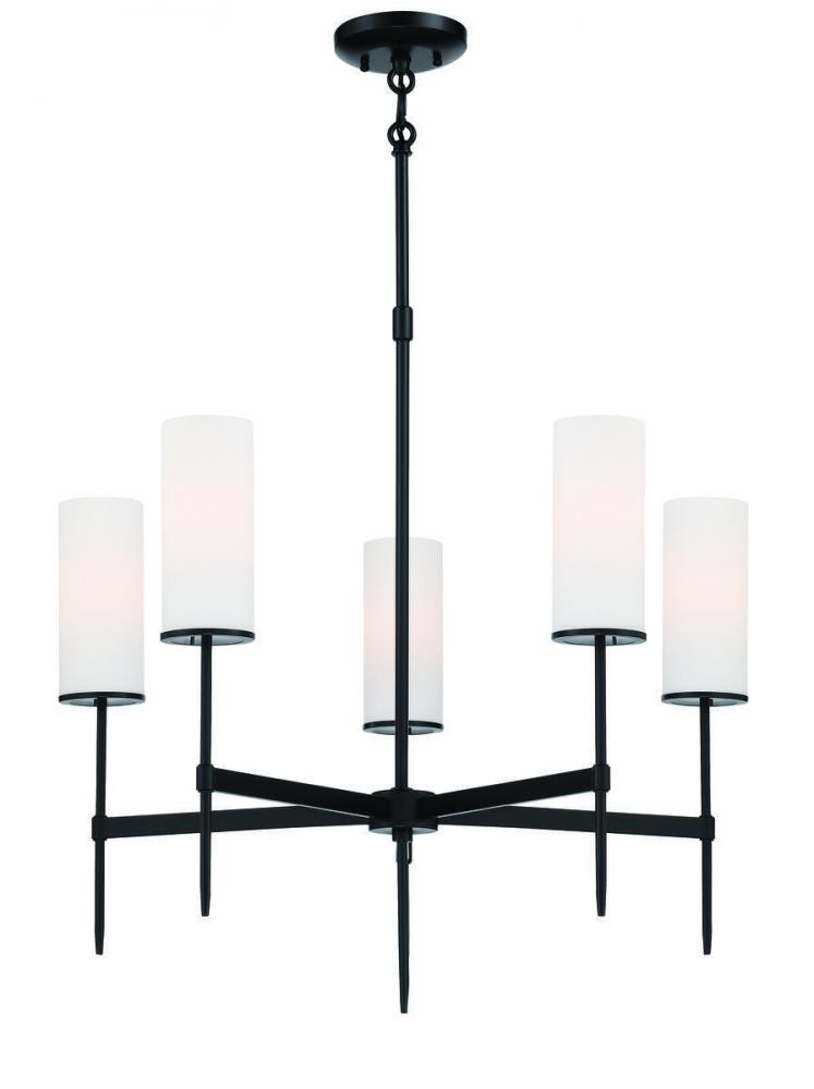 FIRST AVENUE - 5 LIGHT CHANDELIER