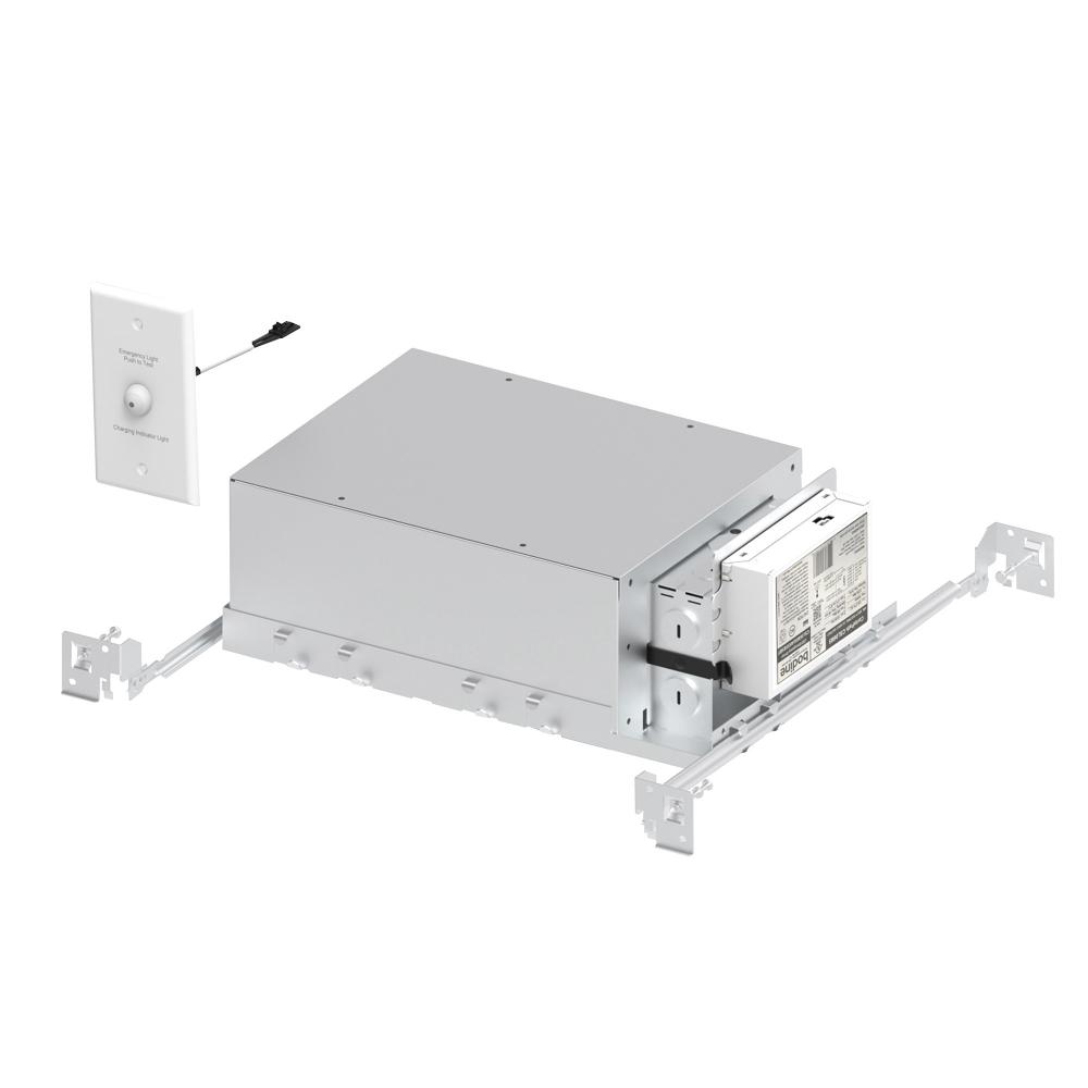 4" Iolite LED Dedicated Chicago Plenum New Construction Housing w/ EM Driver, 13W, 120V input;