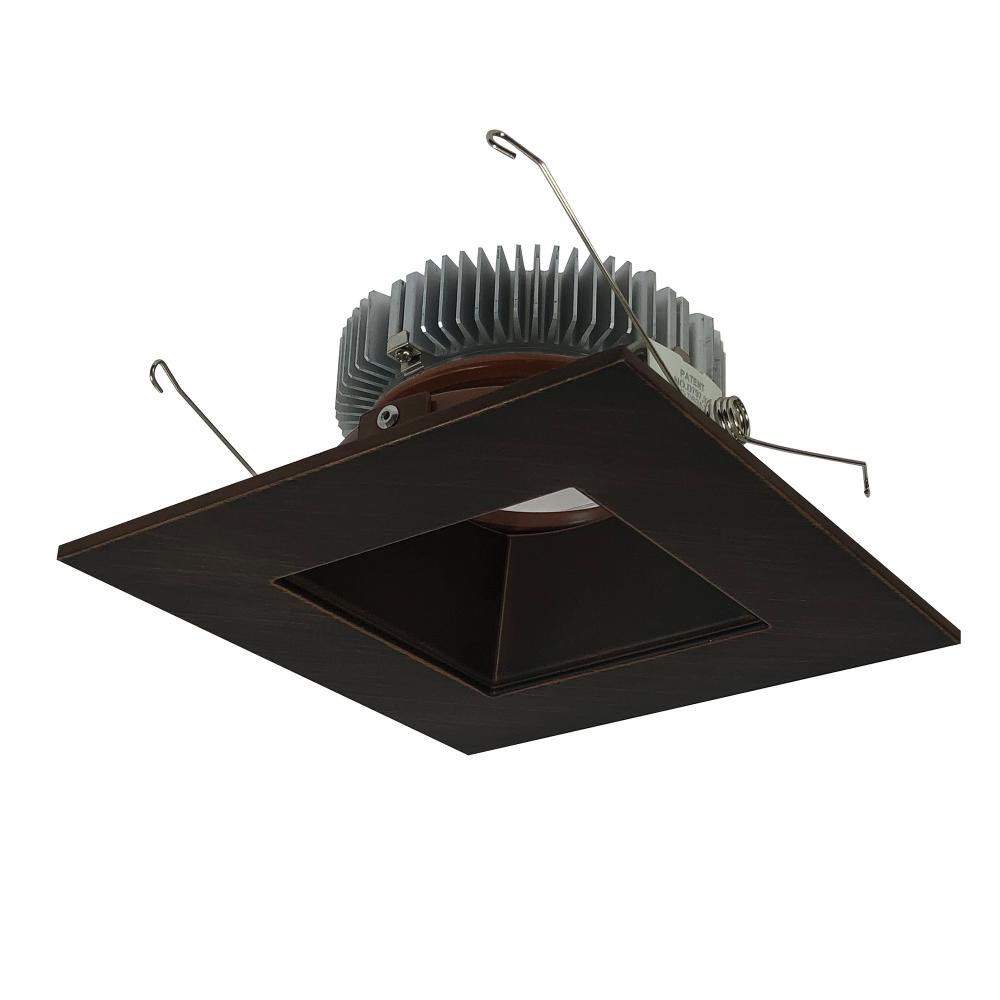 6" Cobalt Dedicated High Lumen Square/Square, 1500lm, 4000K, Bronze Reflector / Bronze Flange