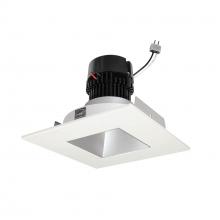 Nora NPRLV-4SNDSQ35XHW - 4" Pearl Low Voltage LED Square Retrofit Reflector with Square Aperture, 1100lm / 11W, 3500K,