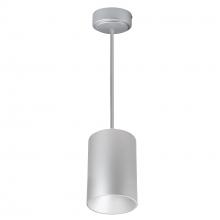 Nora NYLM-5ST40XSSLE4/60 - 5" iLENE 60" Stem Mount Mini Cylinder, 2000lm, 40W, 4000K, Silver, 120V Triac/ELV/0-10V &