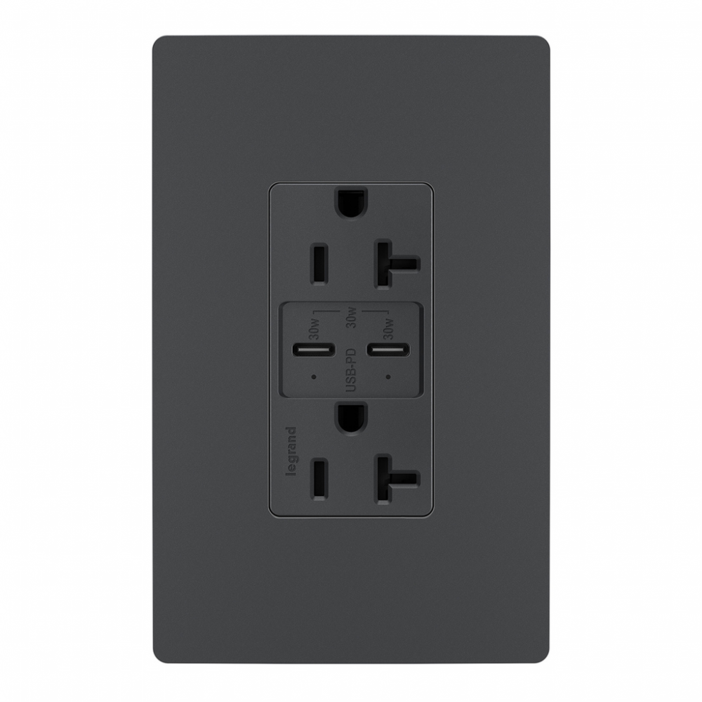 RAD 30W PWR DELIVERY USB + DUP 20A GR