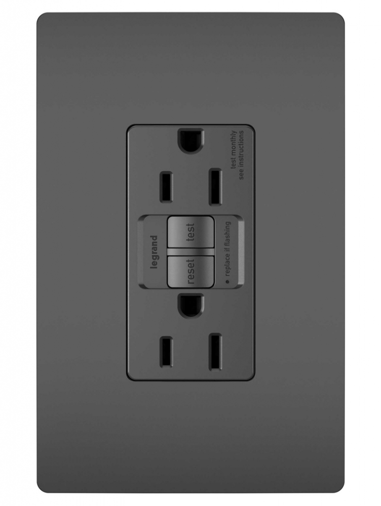 Self-Test GFCI Recep 15A 125V 20A FD Thru BK