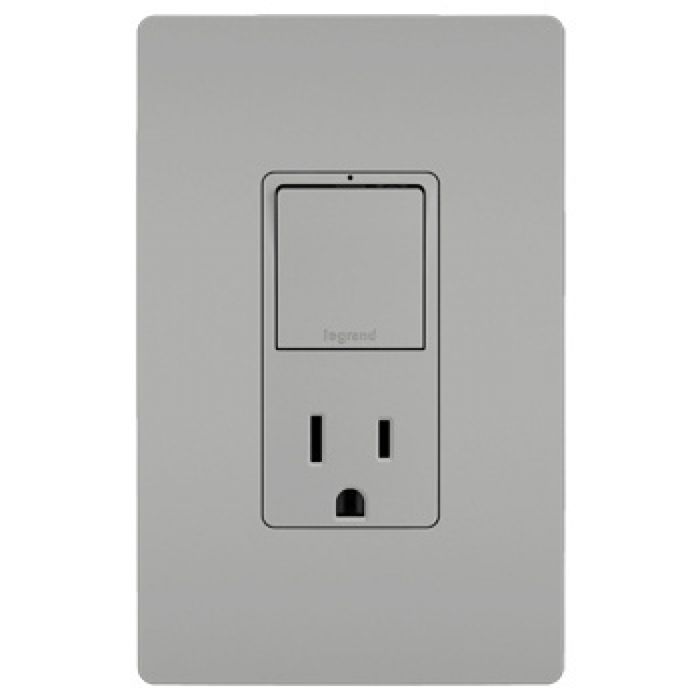 Single Pole/3-Way Switch + 15A TR Outlet
