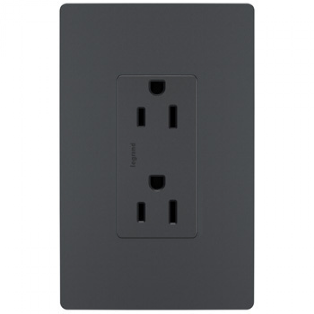 15A Decorator Tamper-Resistant Receptacle (12 pack)