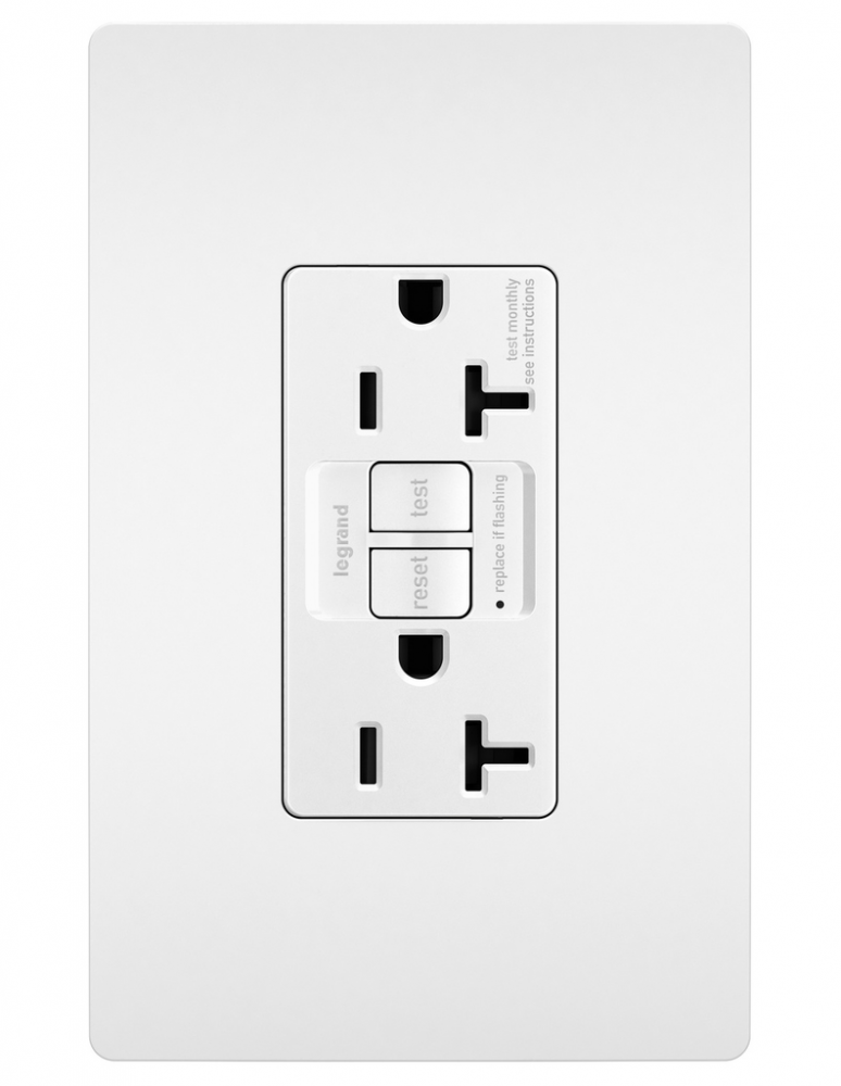 radiant? Tamper-Resistant Sensitive Appliance Duplex 20A Duplex Self-Test GFCI Receptacles with