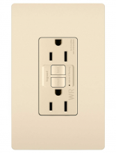 Legrand Radiant CA 1597TRWRLACCD4 - radiant? Spec Grade 15A Weather Resistant Self Test GFCI Receptacle, Light Almond