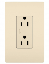 Legrand Radiant CA 885TRLACC8 - radiant? Tamper-Resistant Outlet, Light Almond