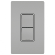 Legrand Radiant CA RCD11GRY - 2 Switch, SP + SP