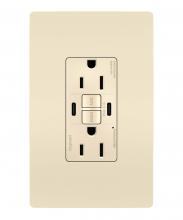 Legrand Radiant CA 1597TRUSBCCLA - SELF-TEST GFCI RECEP TR 15A W/ USB CC LA