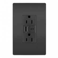 Legrand Radiant CA R26USBAC6BK - 3.1 HYB A/C USB+15A DUP