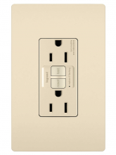 Legrand Radiant CA 1597LACCD12 - radiant? Spec Grade 15A Self Test GFCI Receptacle, Light Almond