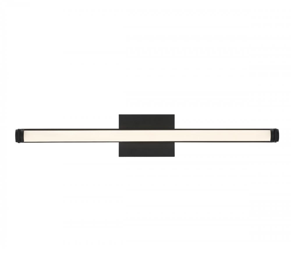 Mola, Large LED Wall Mount, Sand Black