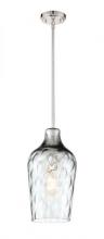 Craftmade P726BNK1 - 9" 1 Light Mini Pendant in Brushed Polished Nickel