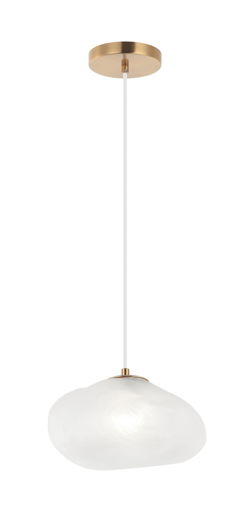 Melo Aged Gold Brass Pendant