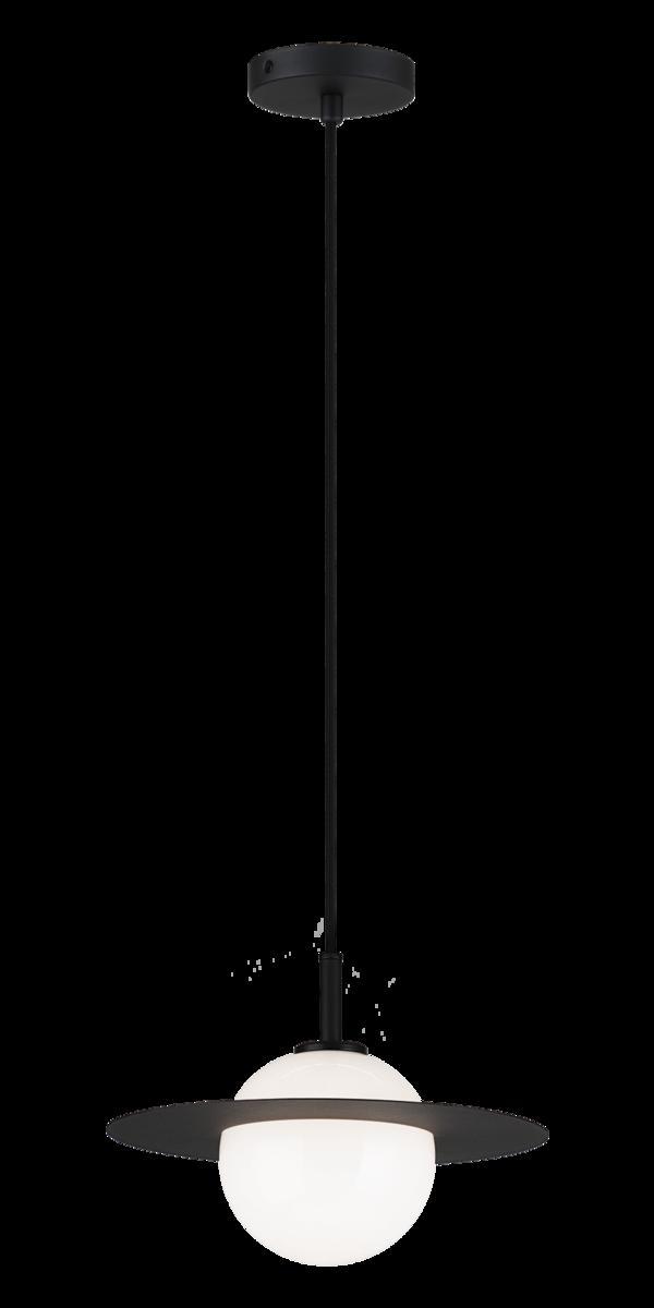 Saturn Black Pendant