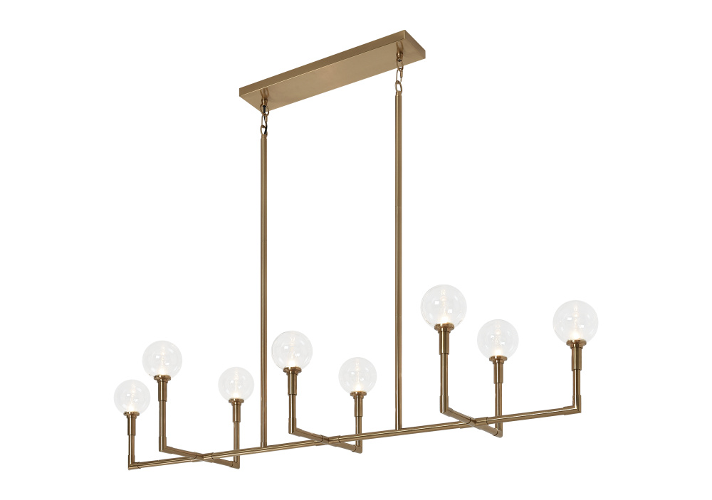 Candlestix Aged Gold Brass Chandelier