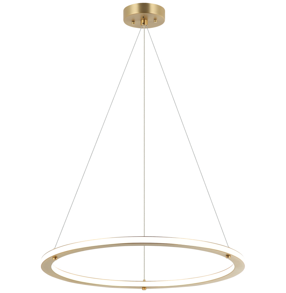 Victoria Brushed Gold Pendant
