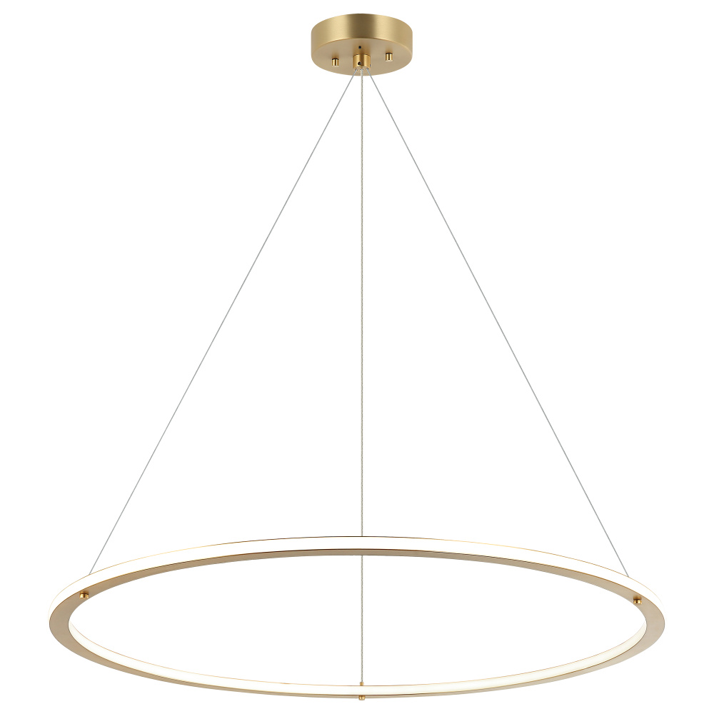 Victoria Brushed Gold Pendant