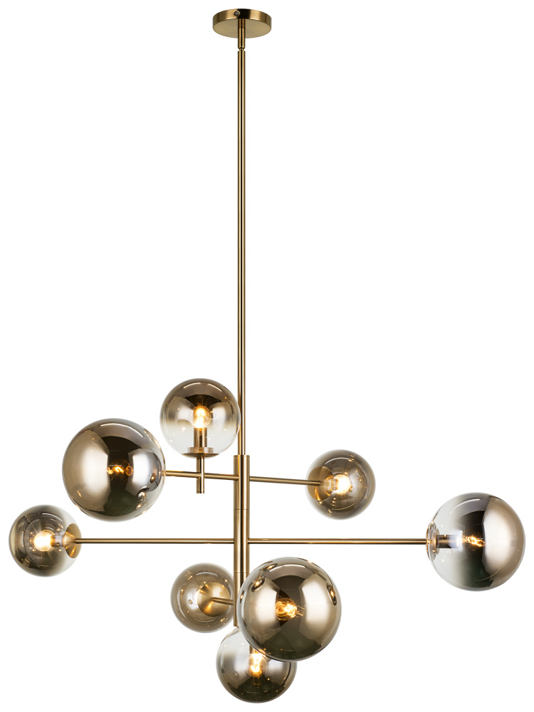 Averley Aged Gold Brass Chandelier