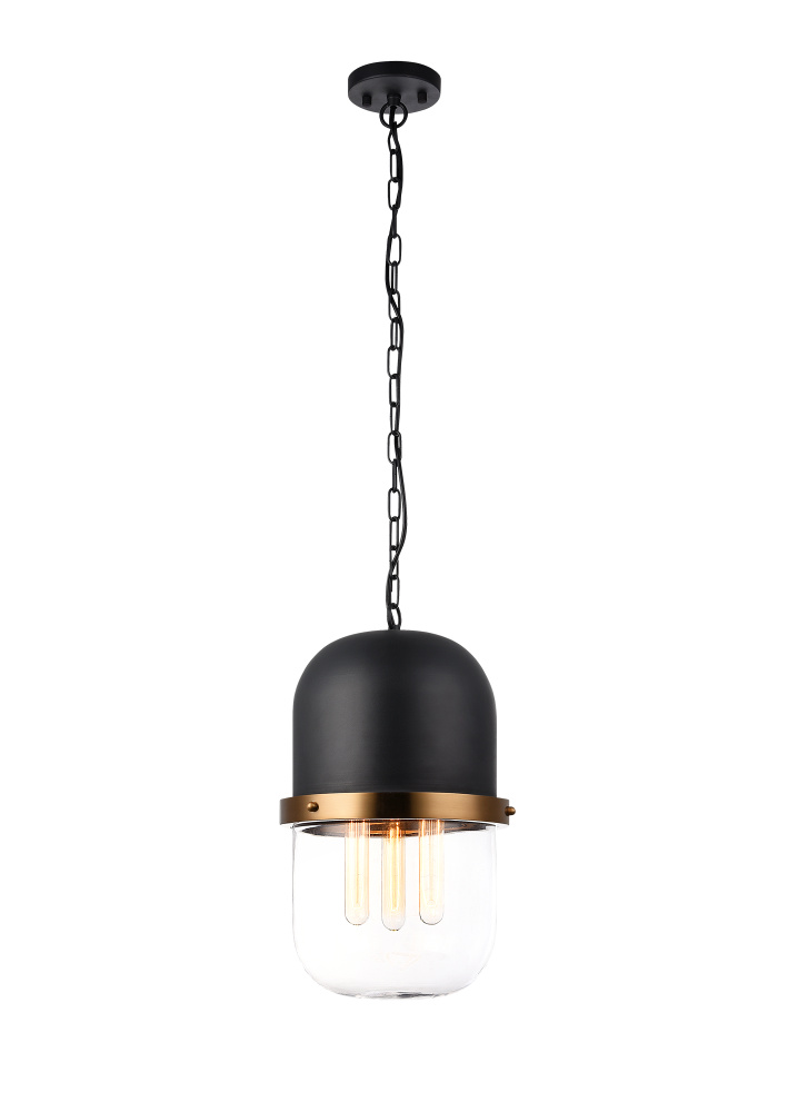 Tillie Matte Black Pendant