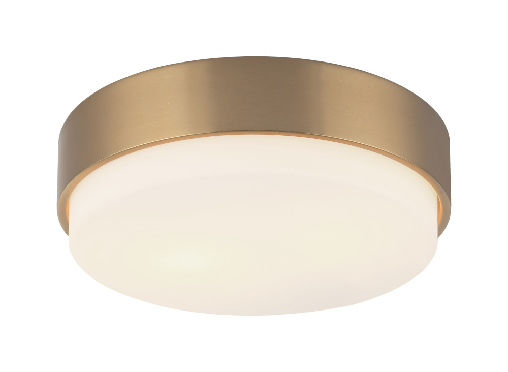 Quintz Aged Gold Brass Ceiling Mount
