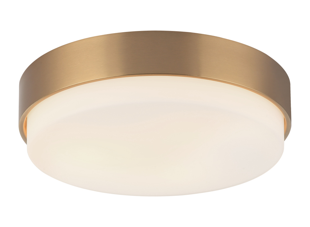Quintz Aged Gold Brass Ceiling Mount