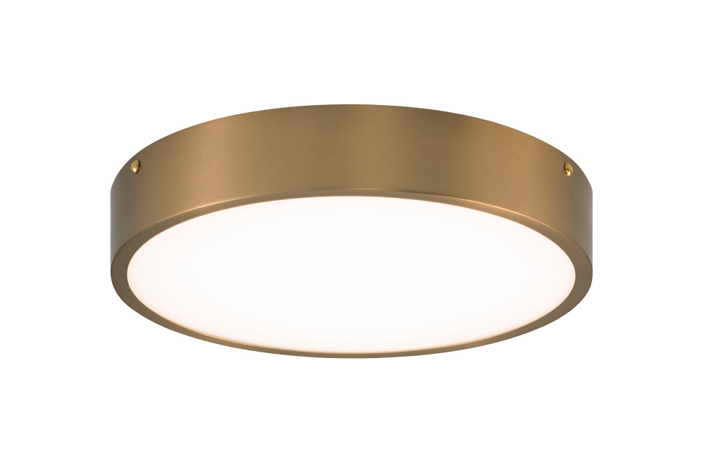 Plato Aged Gold Brass Flush Mounts