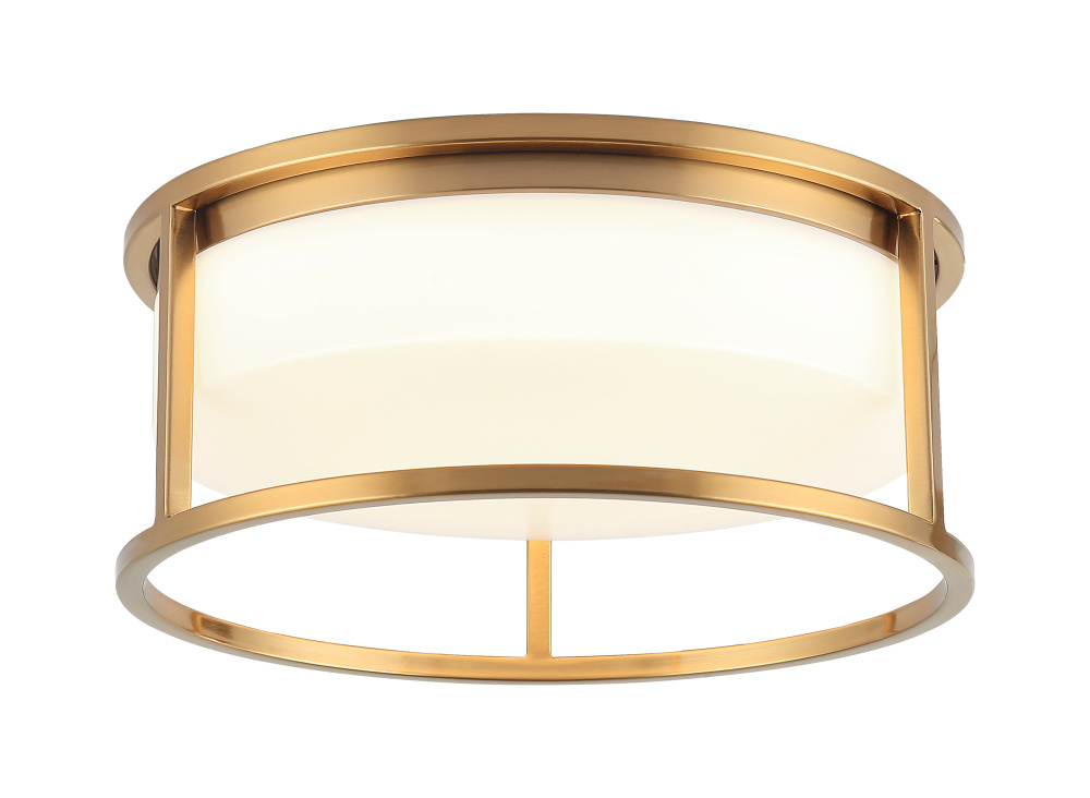 Framerton Aged Gold Brass Ceiling Mount