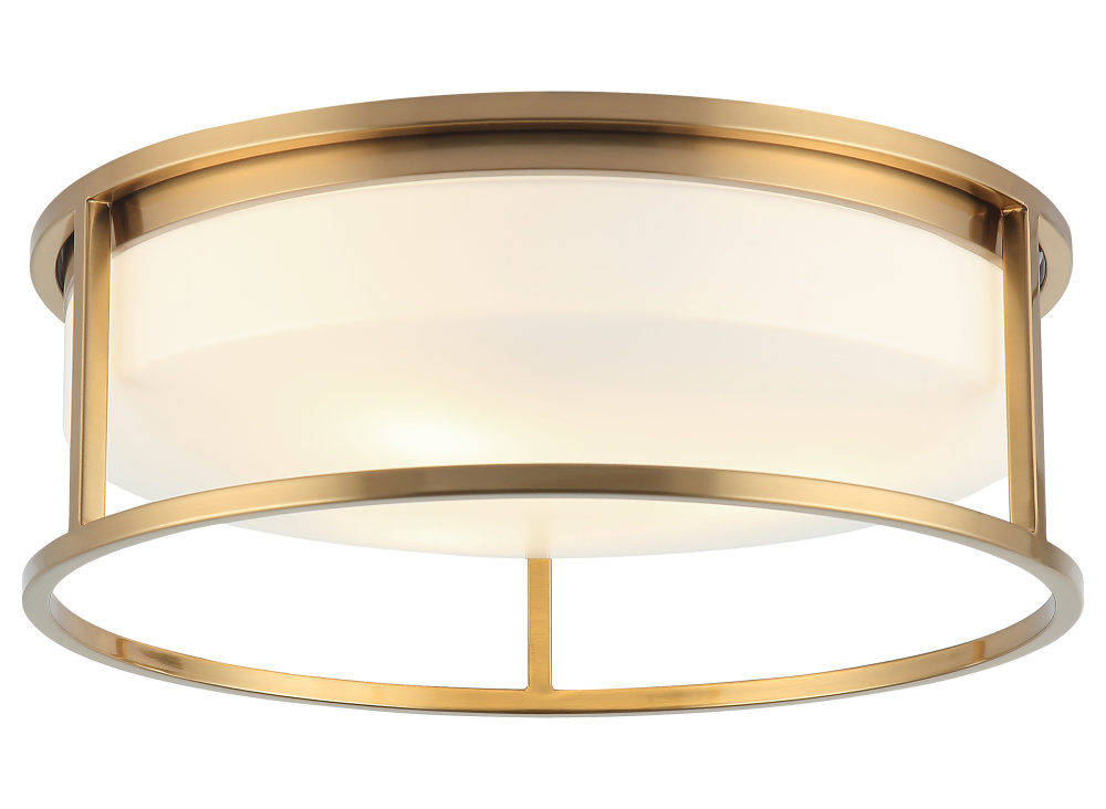Framerton Aged Gold Brass Ceiling Mount