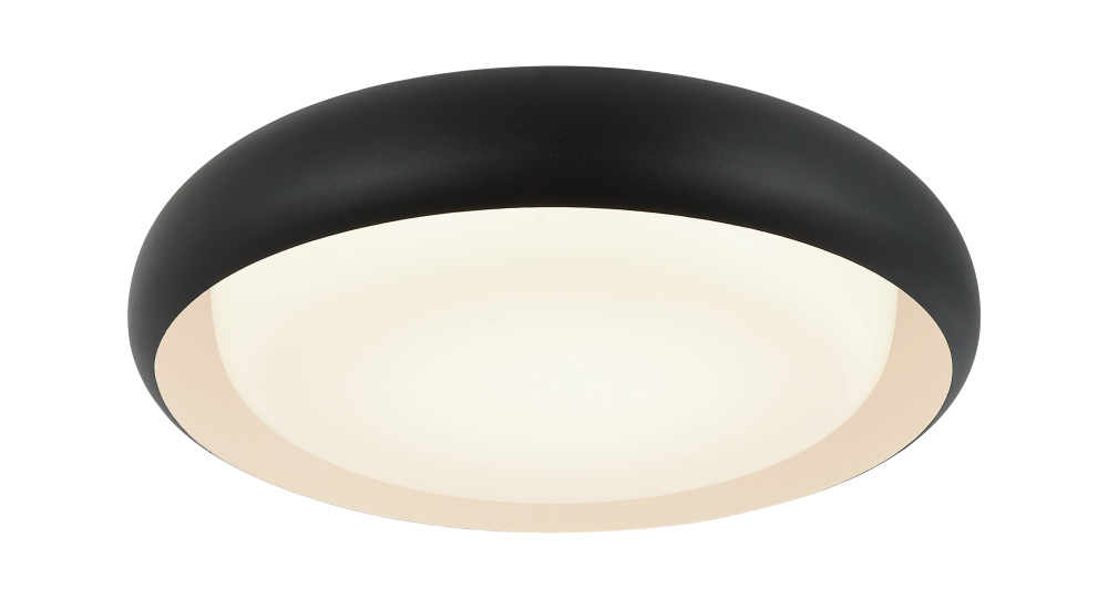 Milia Matte Black Flush Mounts