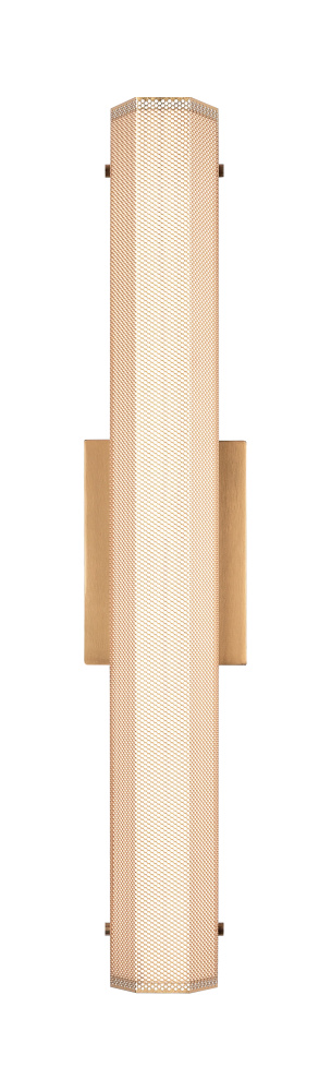 Pelermos Aged Gold Brass Wall Sconce