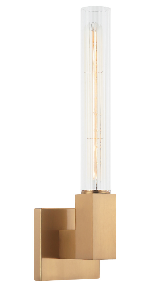 Odelle Aged Gold Brass Wall Sconce