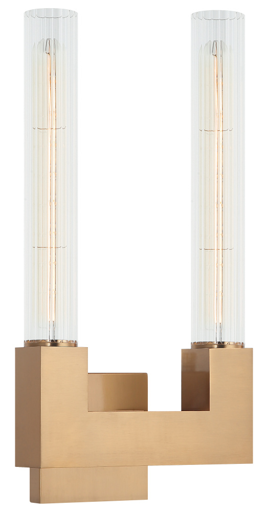 Odelle Aged Gold Brass Wall Sconce