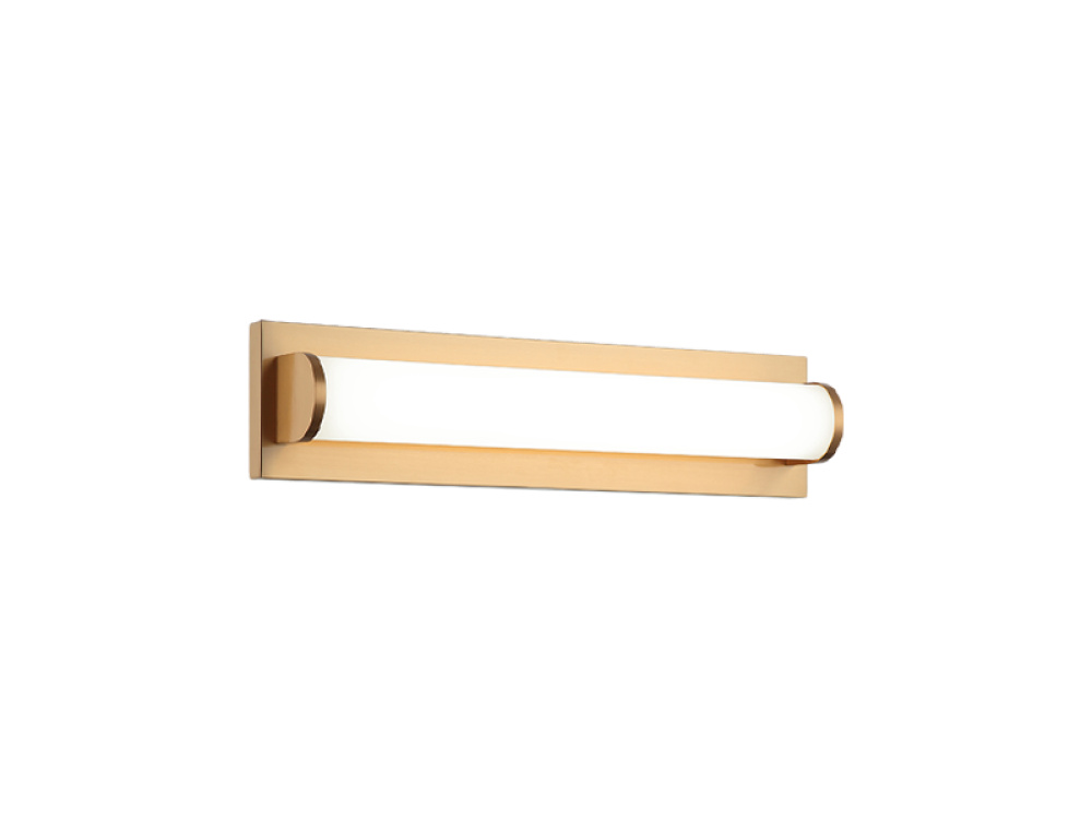 Jensen Aged Gold Brass Wall Sconce