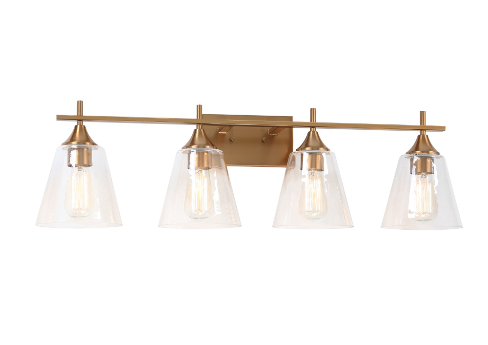 Hollis Aged Gold Brass Wall Sconce