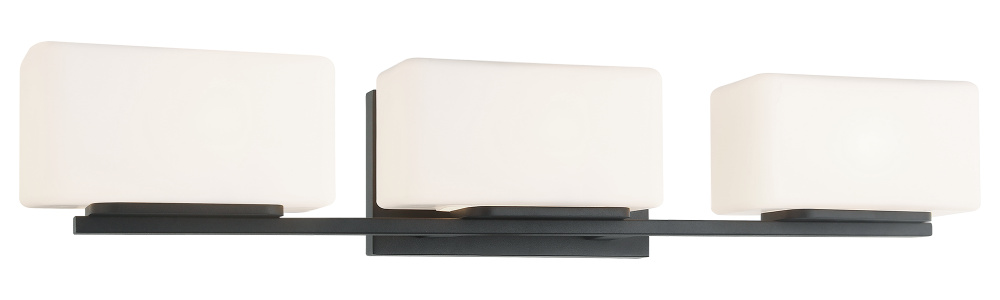 Chiclet Matte Black Wall Sconce