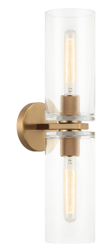 Lincoln Aged Gold Brass Wall Sconce