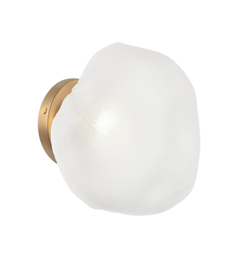 Melo Aged Gold Brass Wall Sconce