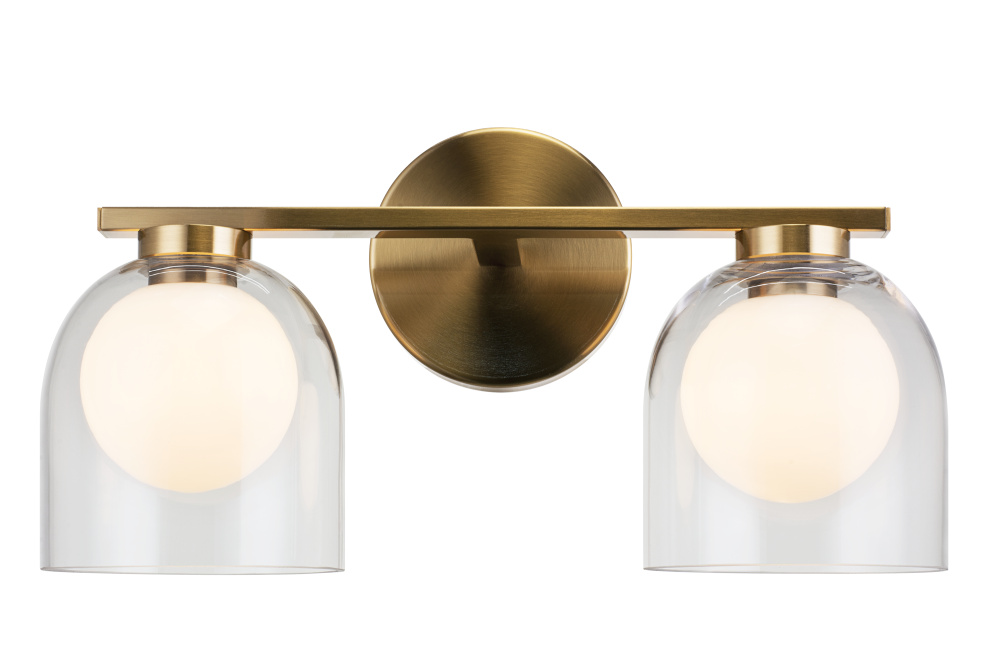 Derbishone Aged Gold Brass Wall Sconce