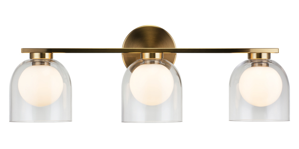Derbishone Aged Gold Brass Wall Sconce
