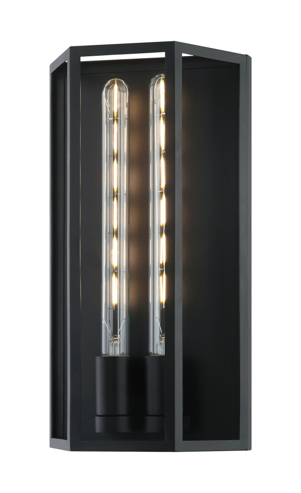 Creed Matte Black Wall Sconce
