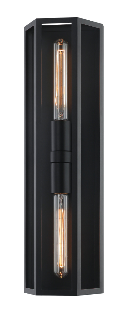 Creed Matte Black Wall Sconce