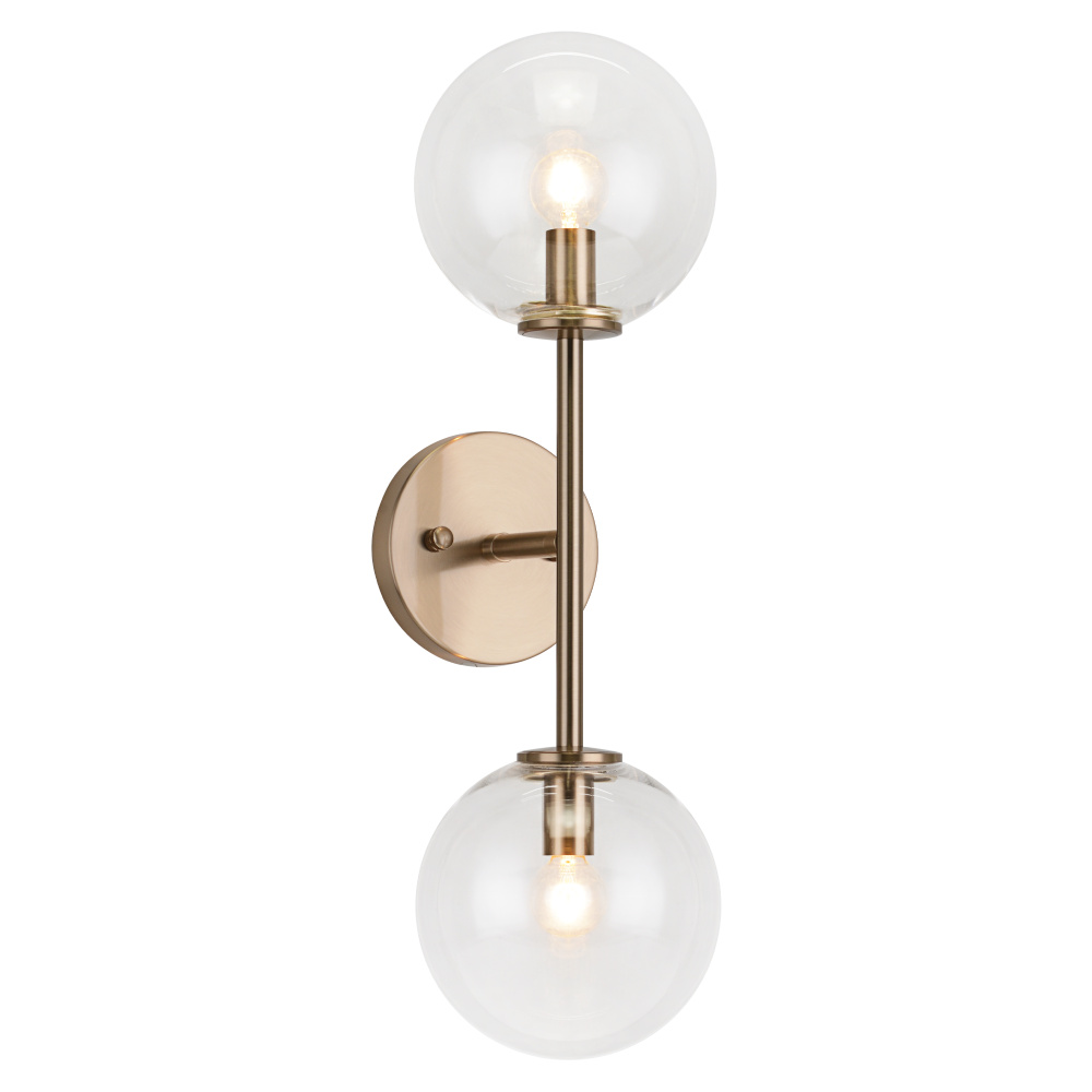 Novo Aged Gold Brass Wall Sconce
