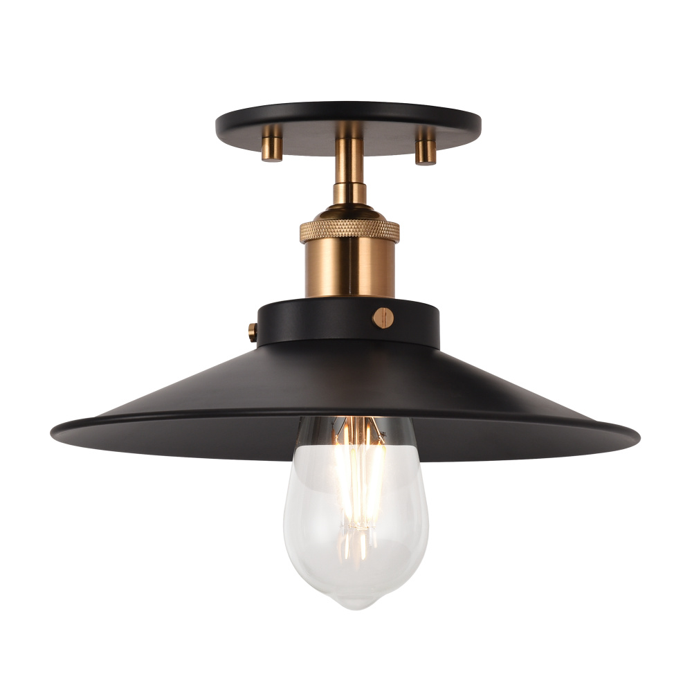 Bulstrode's Workshop Aged Gold Brass Ceiling Mount