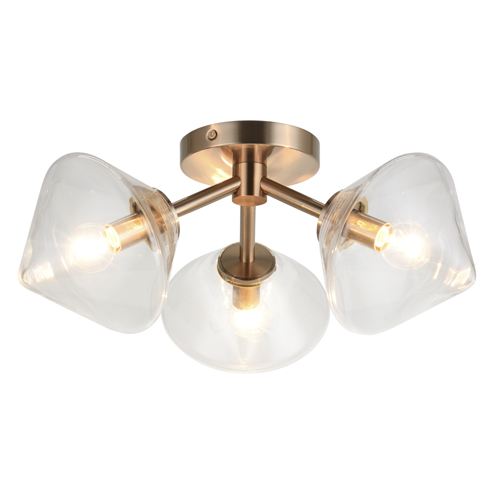 Novo Aged Gold Brass Ceiling Mount