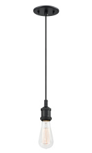 Matteo Lighting C46100BK - Bulstrode's Workshop Black Pendant