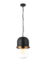 Matteo Lighting C73803MBCL - Tillie Matte Black Pendant