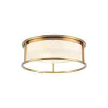 Matteo Lighting M15003AG - Framerton Aged Gold Brass Ceiling Mount