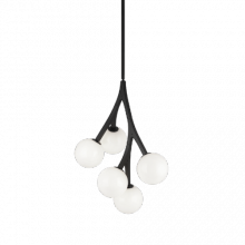 Matteo Lighting C81505BKOP - Rami Black Chandelier